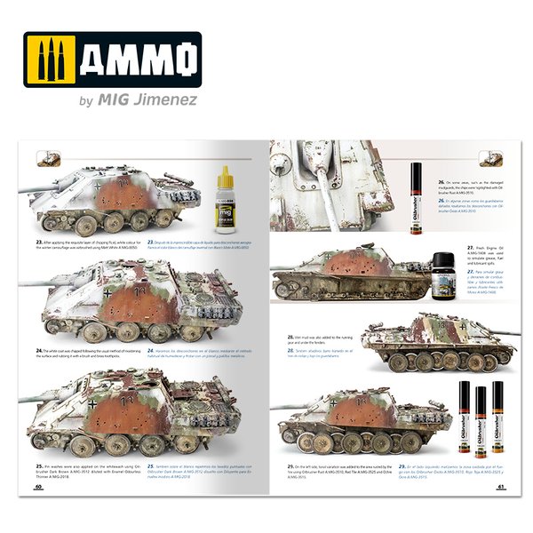 How to Paint Winter WWII German Tanks  ENGLISH, SPANISH
