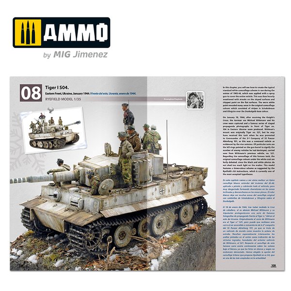 How to Paint Winter WWII German Tanks  ENGLISH, SPANISH
